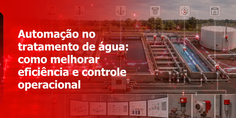 Automação no tratamento de água com supervisório, sensores, CLPs e monitoramento de ETA