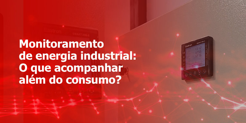 Multimedidor Smart X96-5H instalado em painel para monitoramento de energia industrial